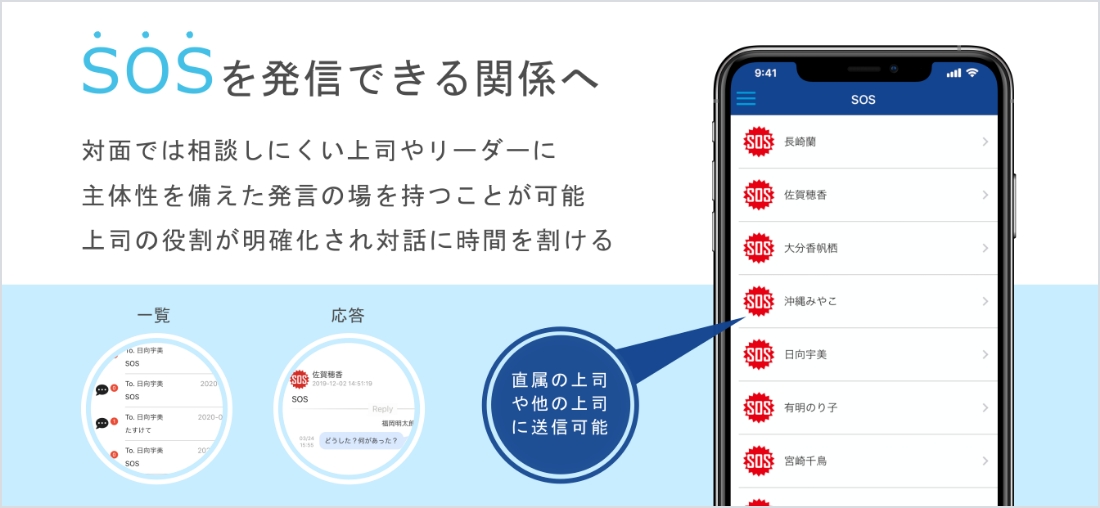 SOSを発信できる関係へ